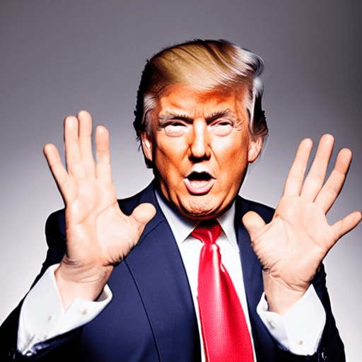 Donald Trump Waving