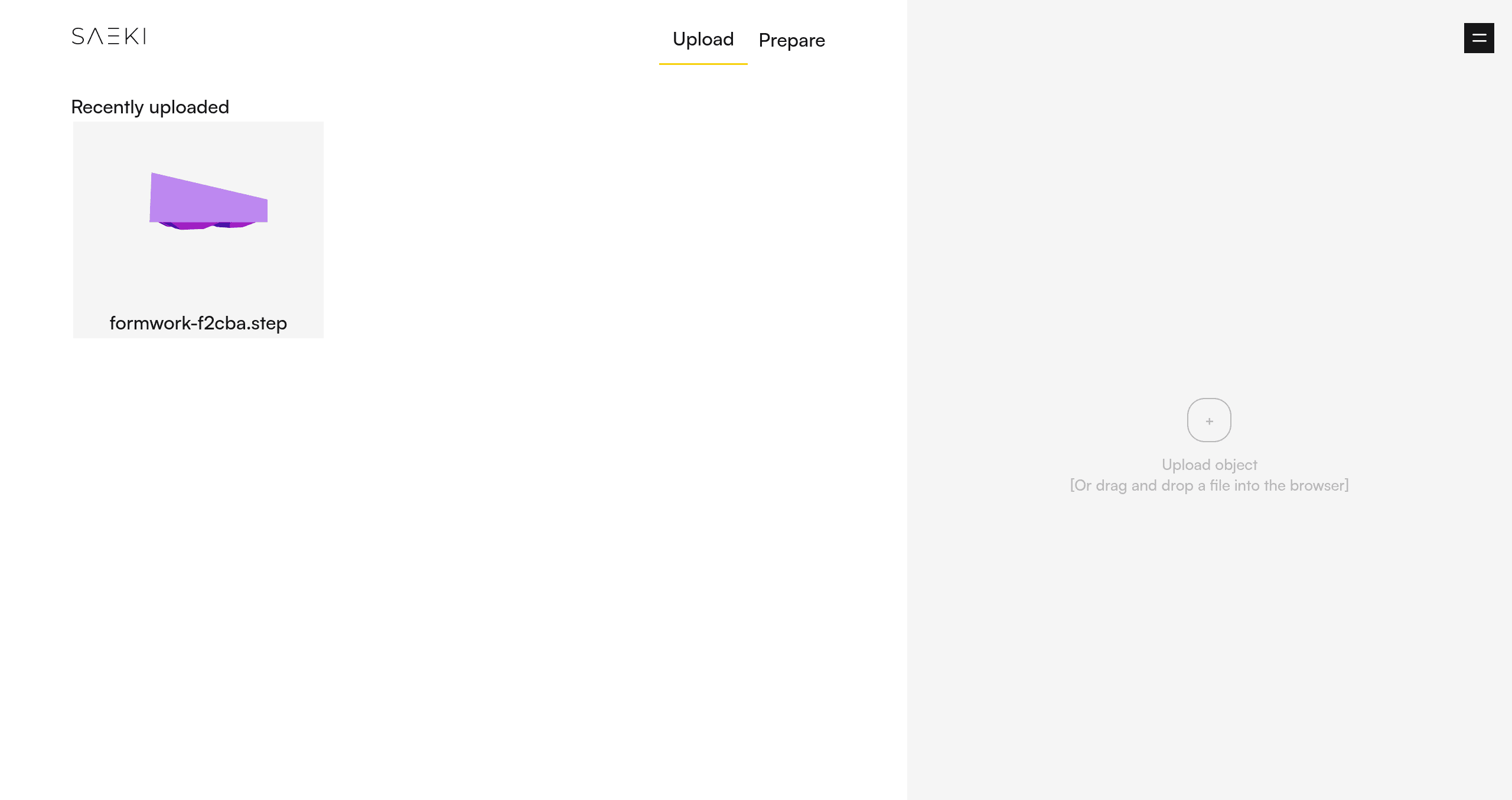 Upload Page